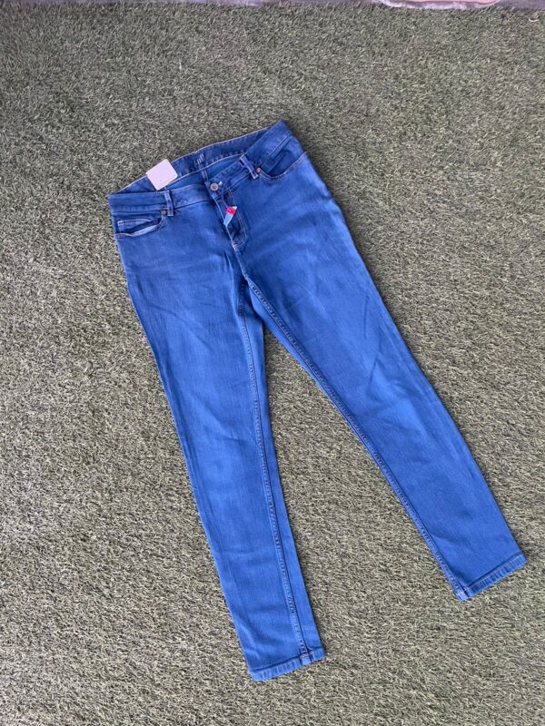 Classic Slim Fit Stretchable Blue Denim Jeans 👖