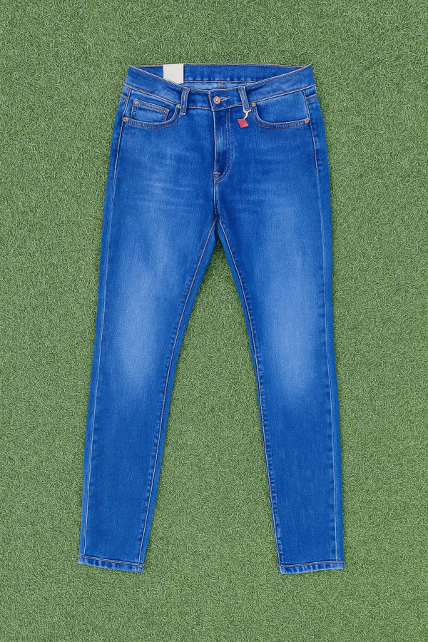 Classic Slim Fit Stretchable Blue Denim Jeans 👖 - Image 2