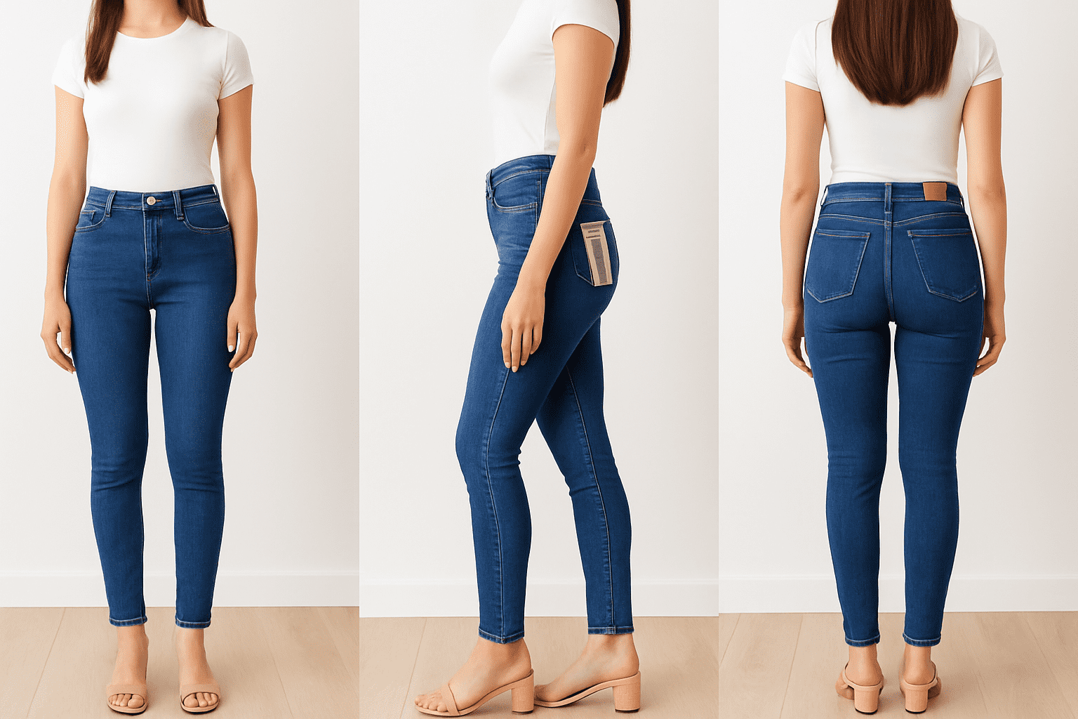 Women's High-Rise Stretchable Denim Jeans 👖✨ - Image 3