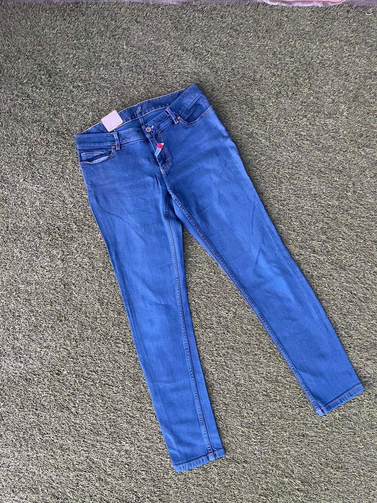 Classic Slim Fit Stretchable Blue Denim Jeans 👖