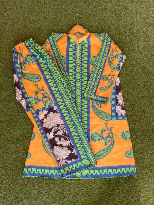 Title: Vibrant Printed 2-Piece Casual Wear